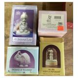 4 Precious Moments figures