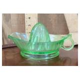 Green Depression uranium glass reamer