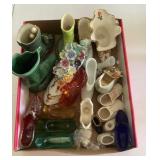 Flat of collectible shoes and boots