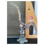 Art glass pheasant