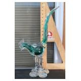Art glass pheasant