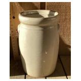 Stoneware butter churn