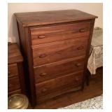 Solid wood chest of drawers