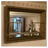 Vintage shadowbox mirror 24x31
