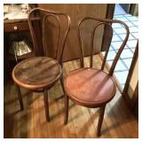Pair of Bentwood chairs