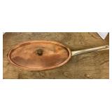 Culinox copper fish frying pan