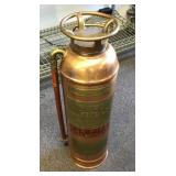 Brass fire extinguisher