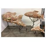 Ceramic fish sculpture