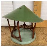 Handmade tin and wood gazebo