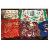 World War II era silk souvenir scarves