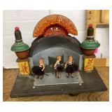 Vintage motorized dancing girls toy