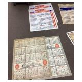 Vintage 1960s-1970s RR calendars 26x32