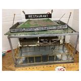 Vintage folk art carnival restaurant 11x15x18