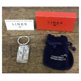 Silver Concorde keychain