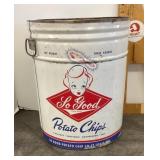 Vintage So Good Potato Chips can
