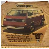 VW Vanagon & model railroad signs