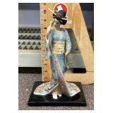 Porcelain geisha figure