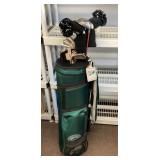 Golf clubs with bag