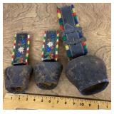3 Swiss cowbells