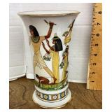 Ceramic vase with Egyptian design