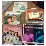 Collection of 45s from the 1950s w/picture sleeves