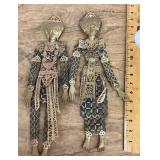 Indonesian prosperity dolls made w/Chinese coins