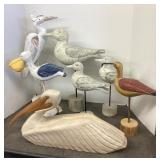 Waterfowl sculptures