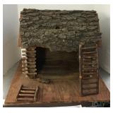 1930s O gauge log cabin