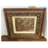 Framed Japanese dragon art