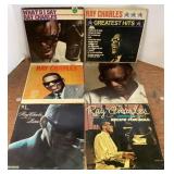 Ray Charles 6 LP lot