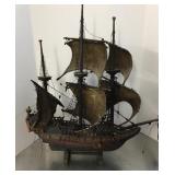 Vintage pirate ship model