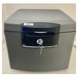 Fire-Safe waterproof and fireproof box w/key