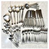 Large lot of stainless flatware
