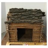 1930s era standard gauge log cabin