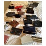 Collection of purses and clutches