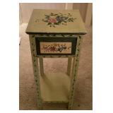 Floral side table