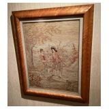 Framed textile picture 24" x 30ï¿½