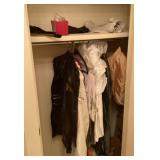 Contents of front closet