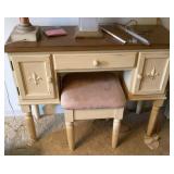 Vanity and stool