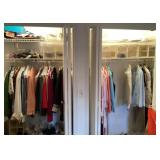 Contents of clothes closet