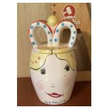 Italian pottery cookie jar