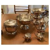 Collection of silver plate