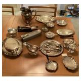 Collection of silver plate