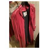 Womenï¿½s Count Romi red coat Size 8