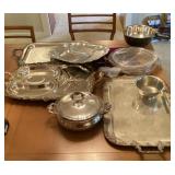 Collection of silver plate