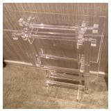 Pair of Lucite coffee tables