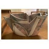 Modernist vase signed Hubert