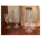 5 Waterford glasses