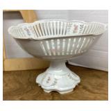 Bavaria pierced porcelain compote bowl