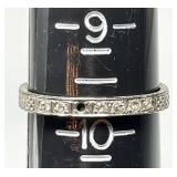 18k white gold diamond ring